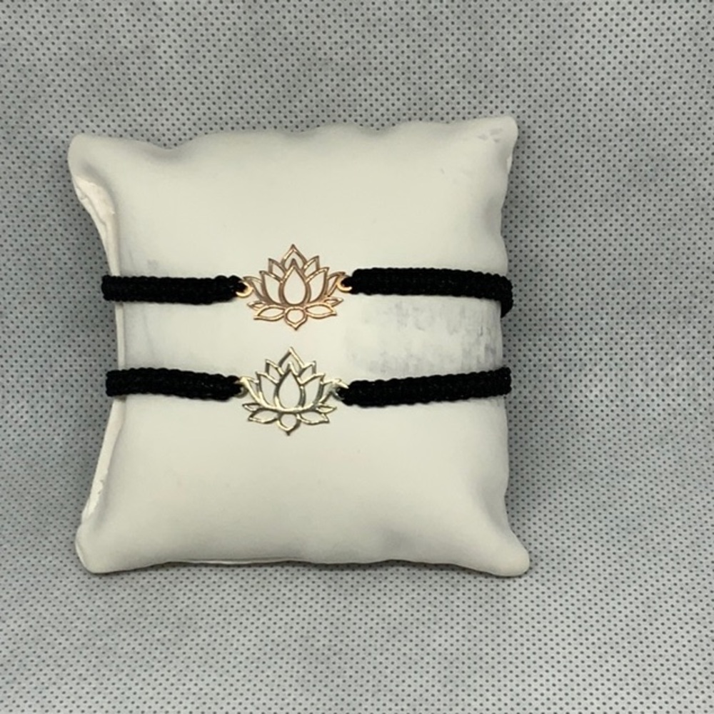 Knitten Lotus Flower Bracelets